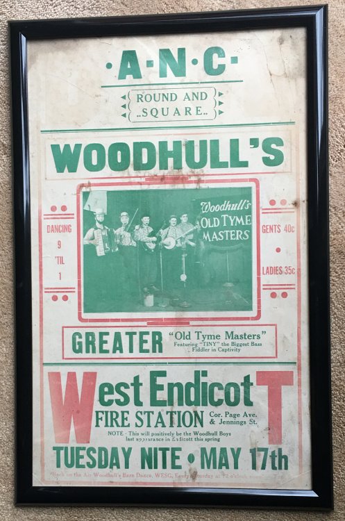Woodhull's Old Tyme Masters, Poster
